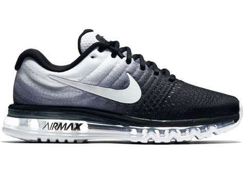 nike air max 2017 black and white